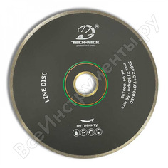 Сплошной алмазный диск по граниту TECH-NICK