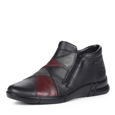 Ботинки Черные ботинки из комбинированных материалов Rieker