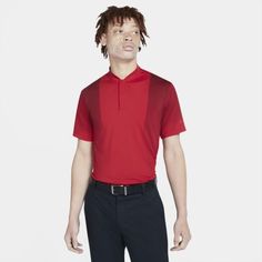 Мужская рубашка-поло с принтом для гольфа Nike Dri-FIT Tiger Woods