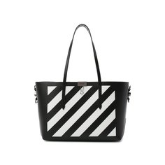 Сумка-шопер Diagonal Stripe Off-White