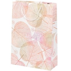 Пакет подарочный Листья Y6-2492 I.K, 44х31х12 см другие бренды