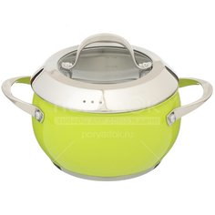 Кастрюля из нержавеющей стали Attribute GREENERY ASS818, 2.5 л