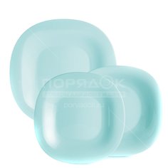 Сервиз столовый из стекла, 18 предметов, Carine Light Turquoise P7628 Luminarc
