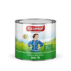 Краска масляная Казачка МА-15 синяя, 1.9 кг
