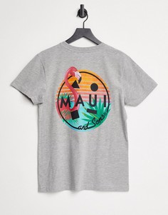 Серая oversized-футболка Mingo Cookie Maui & Sons-Серый