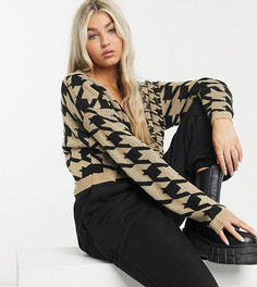 Кардиган с узором «гусиная лапка» от комплекта COLLUSION-Многоцветный