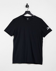 Черная футболка Reebok Training-Черный цвет