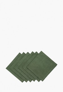 Комплект салфеток сервировочных Семейные ценности Зеленый мох 40х40 см