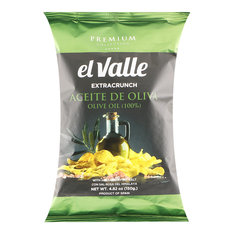 Чипсы El Valle картофельные с розовой солью, 150 г