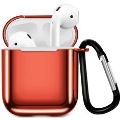 Чехол для AirPods EVA для 1/2 с карабином Red (CBAP07R)