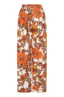 Широкие брюки с цветочным принтом Dodo Bar Or