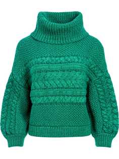 Alice+Olivia джемпер Francine крупной вязки