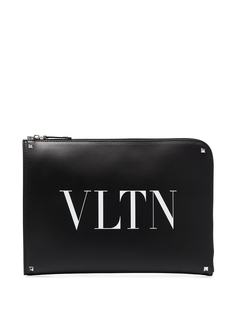 Valentino Garavani клатч с логотипом VLTN