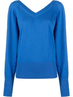 Isabel Marant Étoile джемпер с рукавами летучая мышь и V-образным вырезом