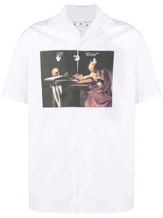 Off-White рубашка с принтом Caravaggio