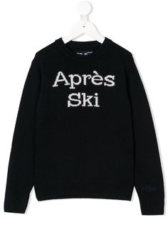 Mc2 Saint Barth Kids джемпер с принтом Apres Ski