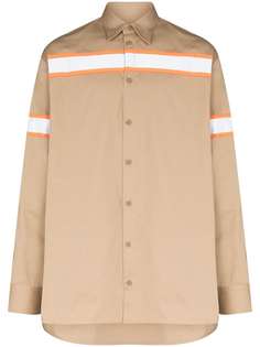 Heron Preston рубашка со светоотражающими вставками