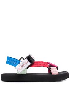 Off-White сандалии Trek на платформе