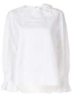 Oscar de la Renta блузка с расклешенными манжетами