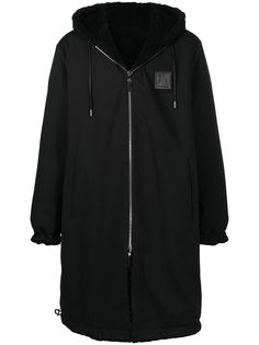 Emporio Armani пальто с подкладкой из овчины