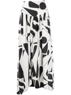 Isabel Marant юбка макси с абстрактным принтом