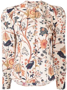 Ulla Johnson рубашка с цветочным принтом