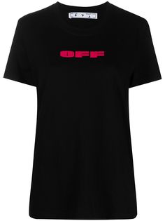Off-White футболка с логотипом