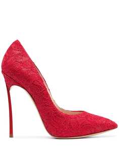 Casadei туфли-лодочки Blade с кружевом