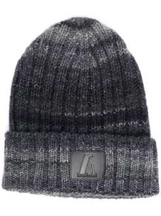 Emporio Armani шапка бини с нашивкой-логотипом