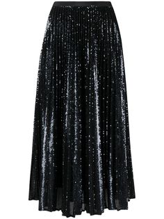 Joseph плиссированная юбка Sparkle с пайетками