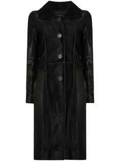 Céline Pre-Owned фактурное пальто pre-owned