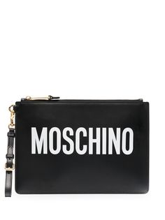 Moschino клатч с логотипом
