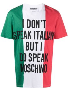 Moschino футболка с логотипом