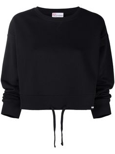 RED Valentino укороченная толстовка с кулиской