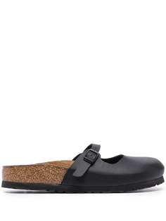 Birkenstock слиперы с ремешком на пряжке