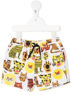 Stella McCartney Kids плавки-шорты с леопардовым принтом