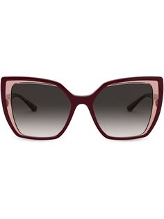 Dolce & Gabbana Eyewear солнцезащитные очки в оправе кошачий глаз