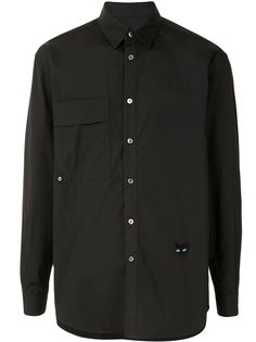 ZZERO BY SONGZIO рубашка с длинными рукавами и накладным карманом