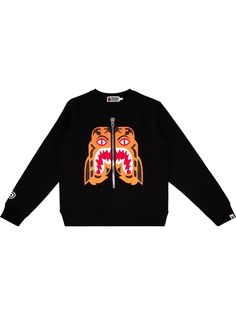 A BATHING APE® толстовка Tiger Heavy Weight с круглым вырезом Bape