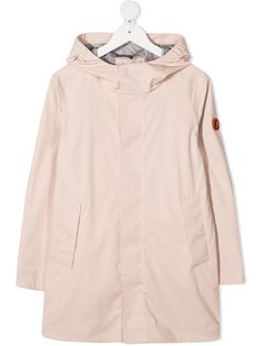 Save The Duck Kids пальто миди с капюшоном