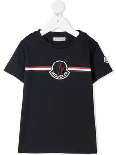 Moncler Enfant футболка с логотипом