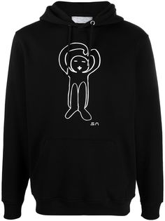 Société Anonyme худи с графичным принтом