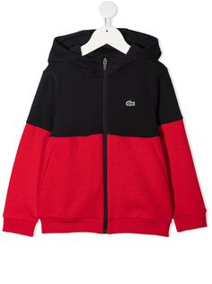 Lacoste Kids худи в стиле колор-блок