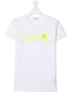 Moncler Enfant футболка с логотипом