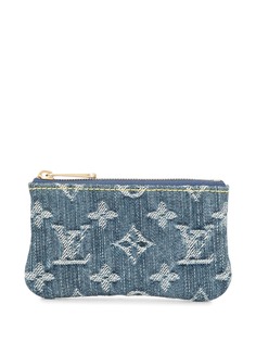 Louis Vuitton джинсовый кошелек для монет Pochette Cles 2007-го года