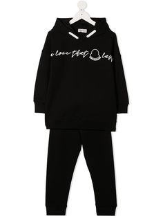 Moncler Enfant спортивный костюм Love That Lasts с логотипом