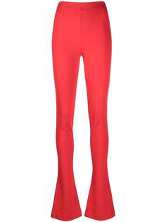 The Attico расклешенные брюки кроя слим