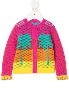 Stella McCartney Kids кардиган рыхлой вязки с принтом