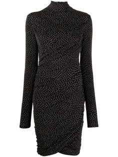 Rag & Bone платье мини в горох со сборками