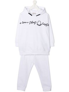Moncler Enfant спортивный костюм Love That Lasts с логотипом